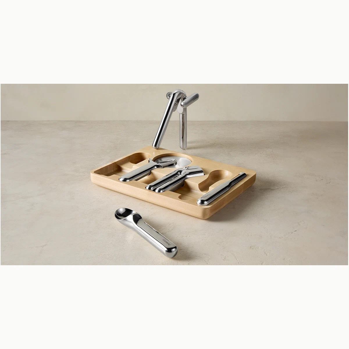 caraway-kitchen-gadget-set-5-piece-non-toxic-stainless-steel-tools-with-eco-frie image 1