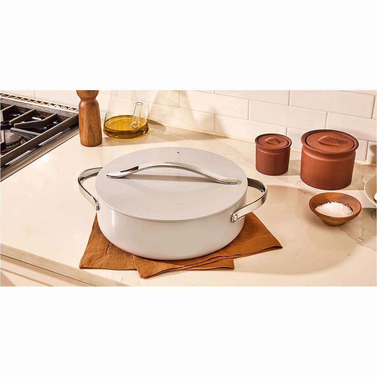 caraway-6qt-rondeau-pan-non-toxic-ceramic-non-stick-all-stovetops-oven-safe-to-5 image 1
