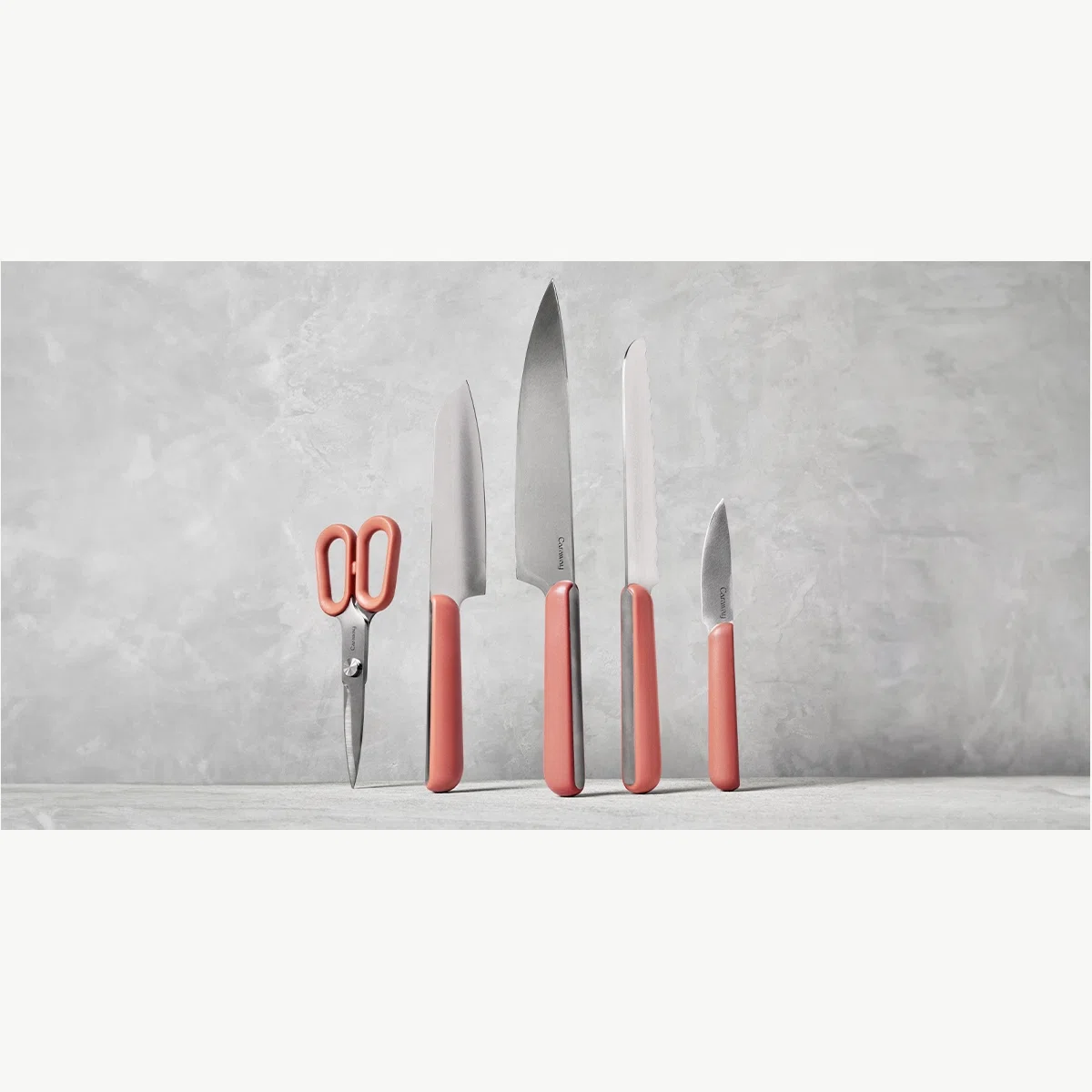 caraway-4-piece-knife-set-german-stainless-steel-rockwell-58-chef-prep-bread-par image 1