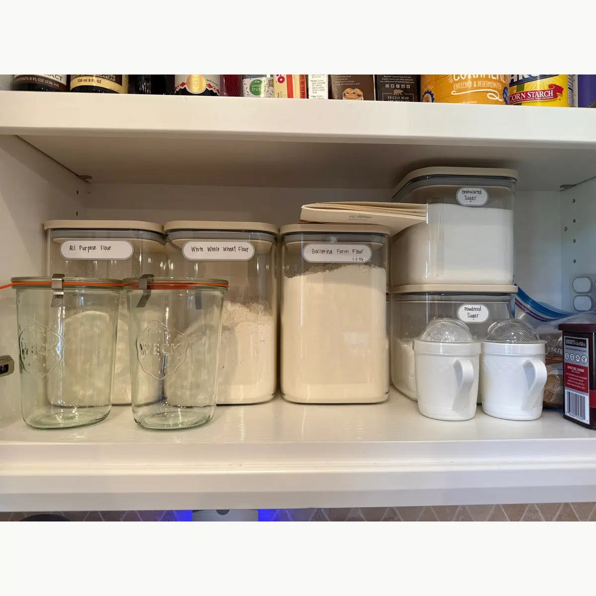 Pantry looks organized