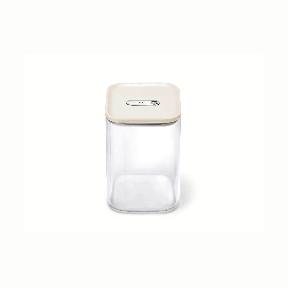 caraway-4-qt-large-glass-airtight-container-bpa-free-dry-food-storage-with-true- image 1