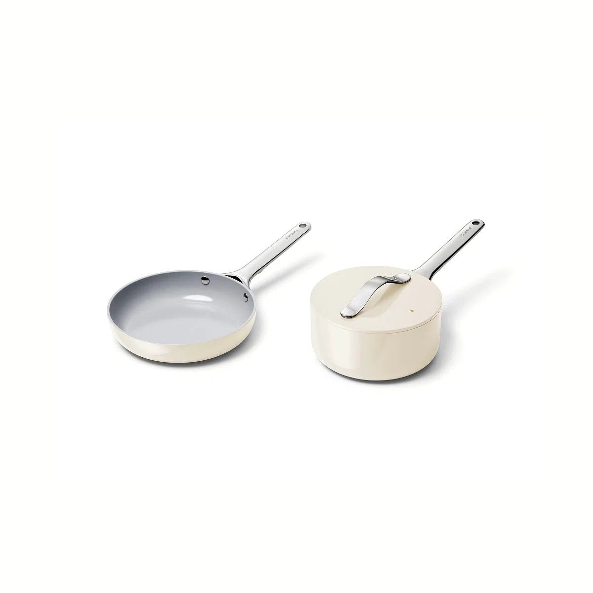 caraway-non-toxic-ceramic-minis-duo-8-mini-fry-pan-1-75qt-sauce-pan-ptfe-free image 1