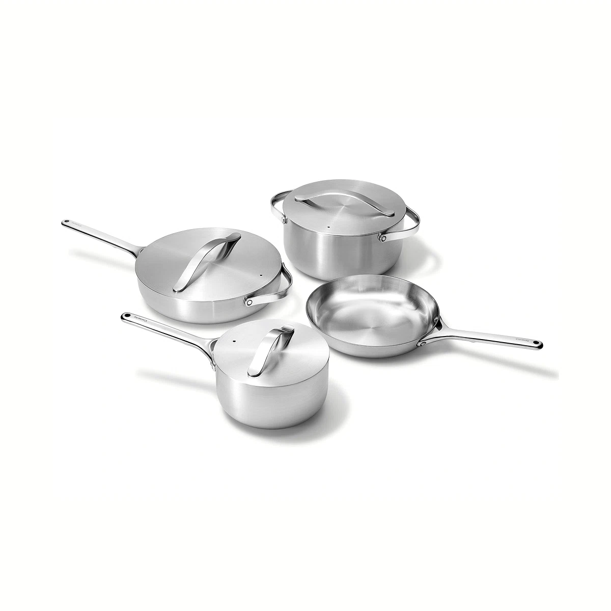 caraway-12-piece-stainless-steel-cookware-set-non-toxic-5-ply-pots-and-pans-set image 1