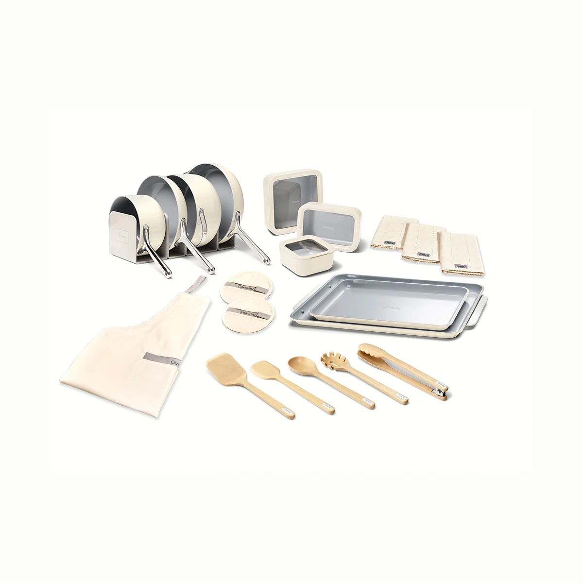 caraway-summer-kitchen-starter-set-31-piece-non-stick-ceramic-cookware-bundle image 1