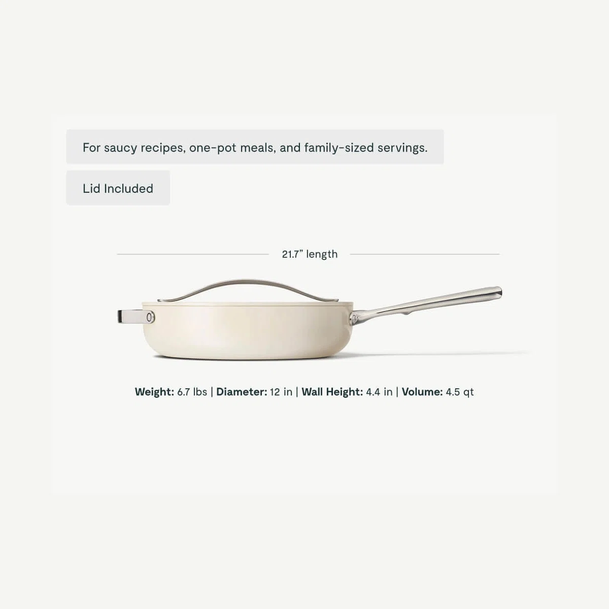 caraway-4-5-quart-saut-pan-with-lid-non-stick-ceramic-non-toxic-coating image 3