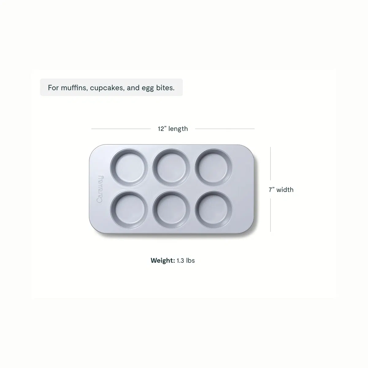 caraway-6-cup-non-stick-muffin-pan-ceramic-coating-oven-safe-to-550-f image 3