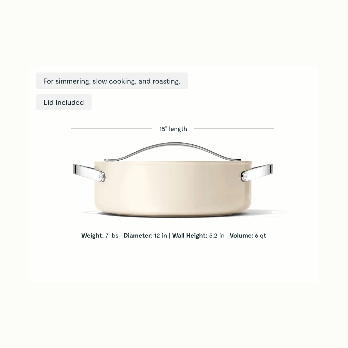 caraway-6qt-rondeau-pan-non-toxic-ceramic-non-stick-all-stovetops-oven-safe-to-5 image 3