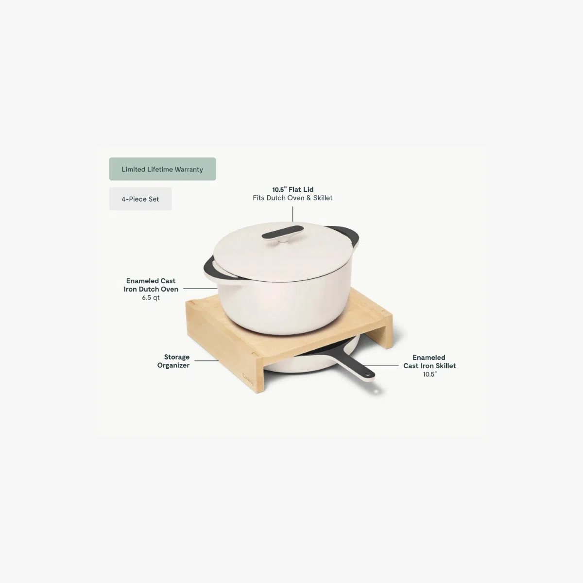 caraway-enameled-cast-iron-skillet-dutch-oven-duo-non-toxic-lifetime-warranty image 3