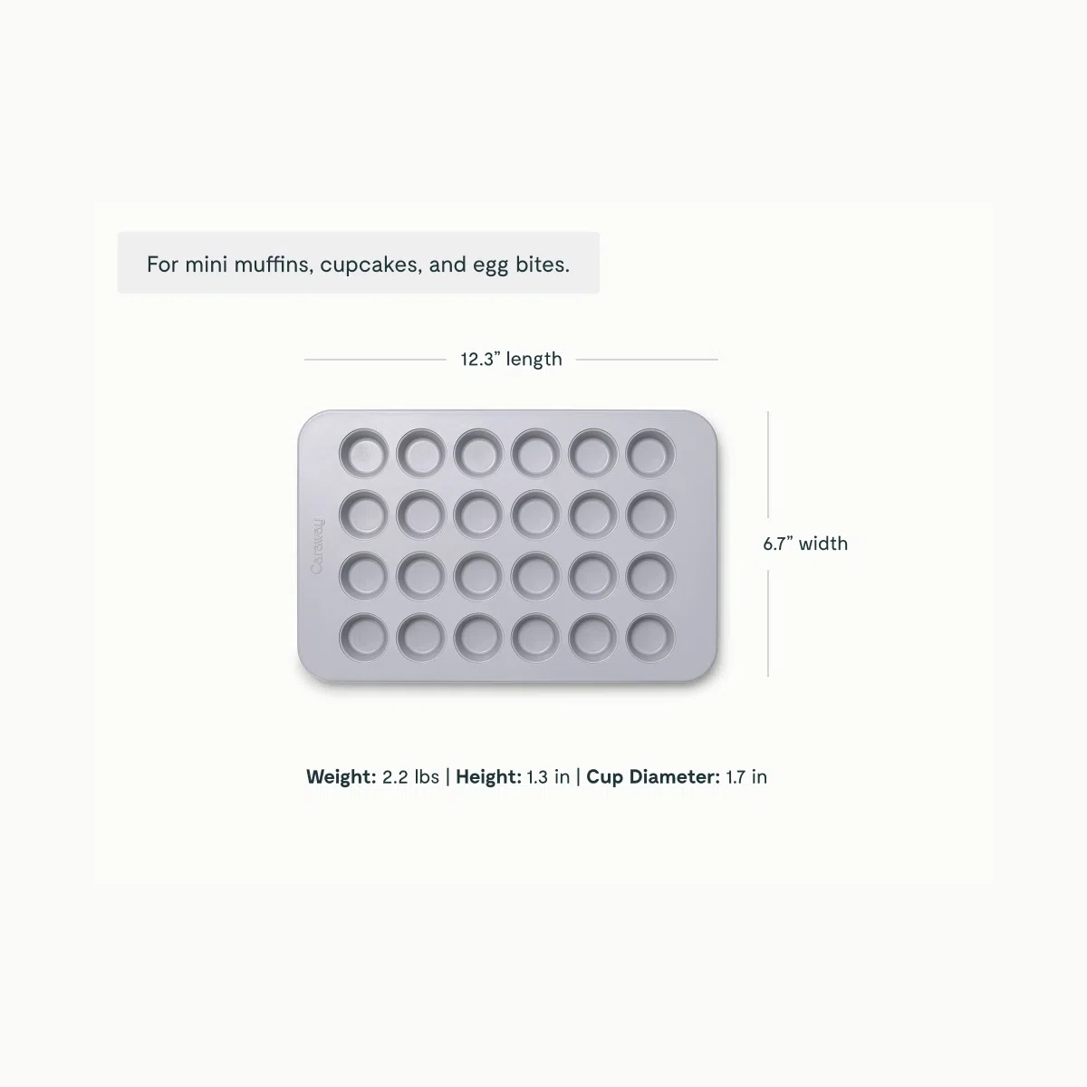 caraway-24-cup-mini-muffin-pan-non-toxic-ceramic-coating-oven-safe-to-550-f image 3