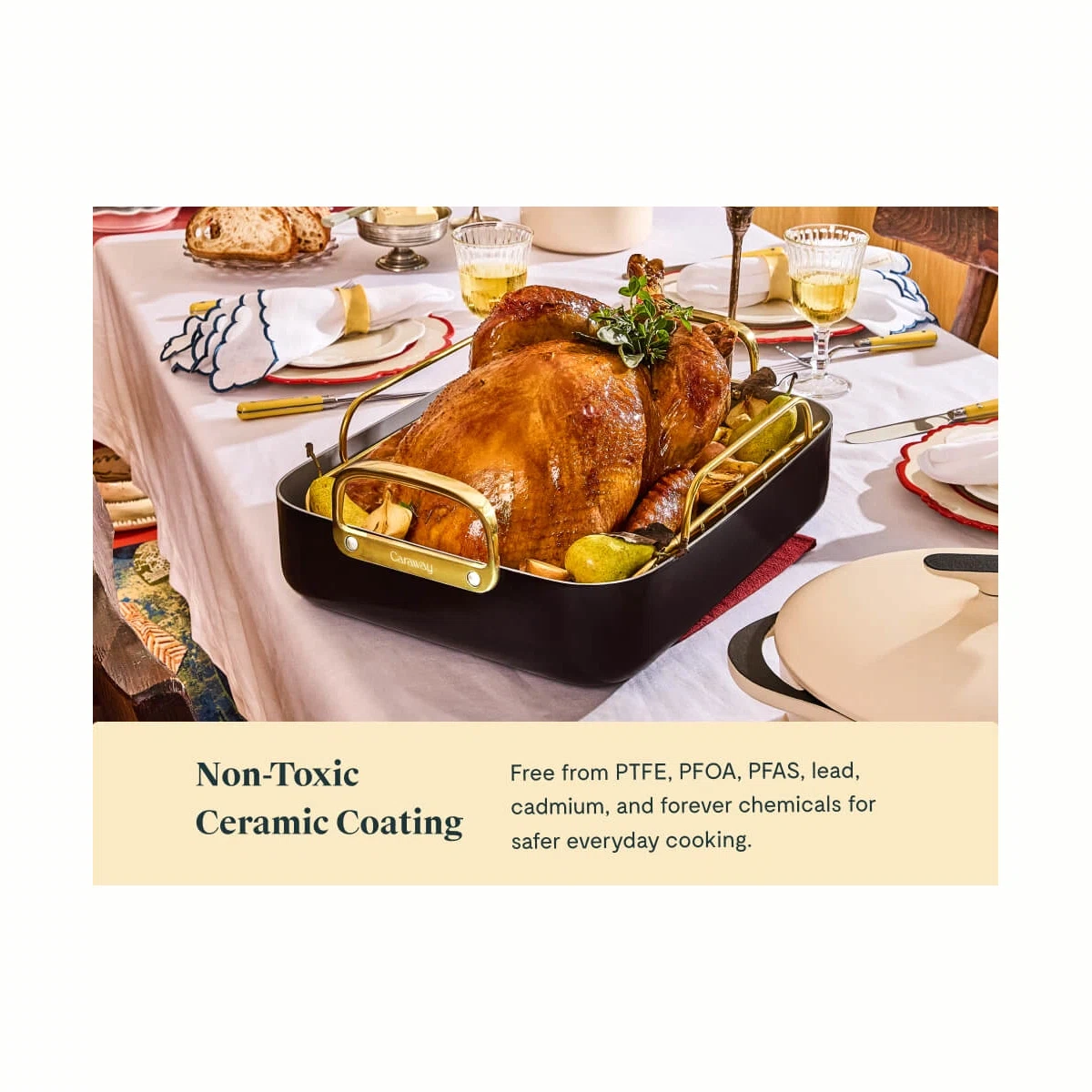 caraway-16x12-ceramic-roasting-pan-with-rack-non-toxic-oven-safe-to-550-f image 4