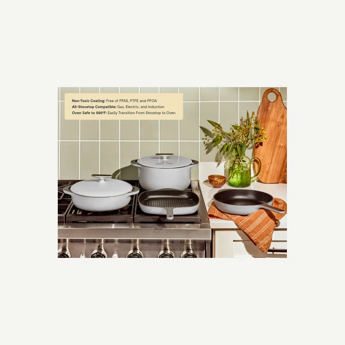 caraway-enameled-cast-iron-cookware-set-dutch-oven-skillet-braiser-grill-pan-wit image 4