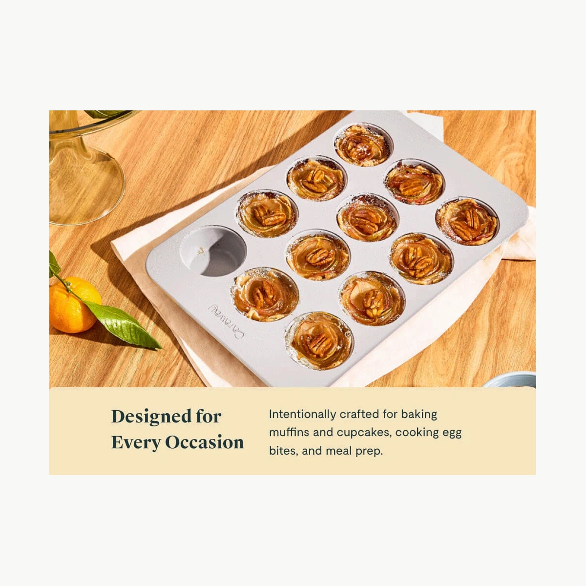 caraway-12-cup-muffin-pan-non-toxic-ceramic-non-stick-oven-safe-to-550-f-perfect image 4