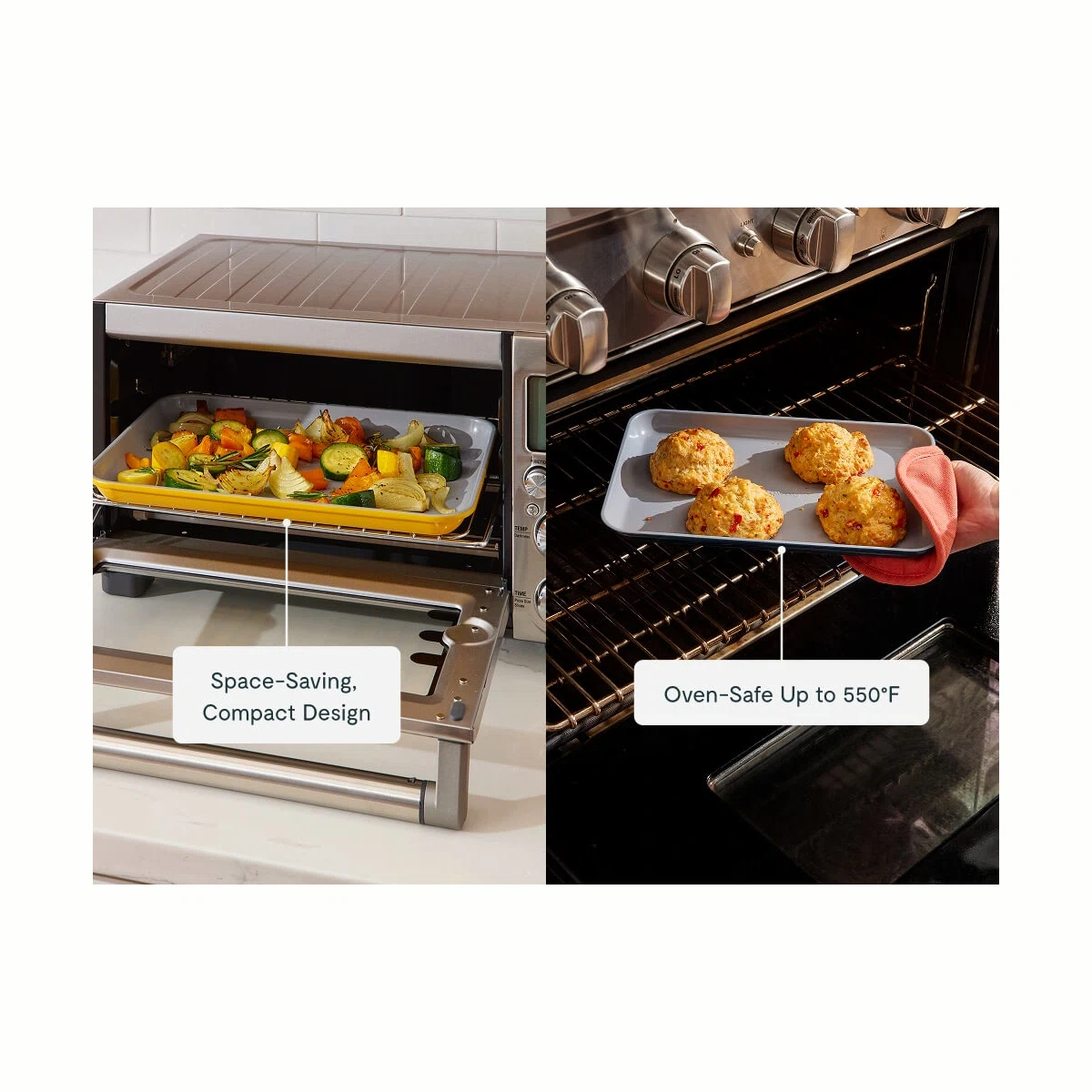 caraway-small-baking-sheet-non-toxic-ceramic-non-stick-oven-safe-to-550-f-perfec image 5