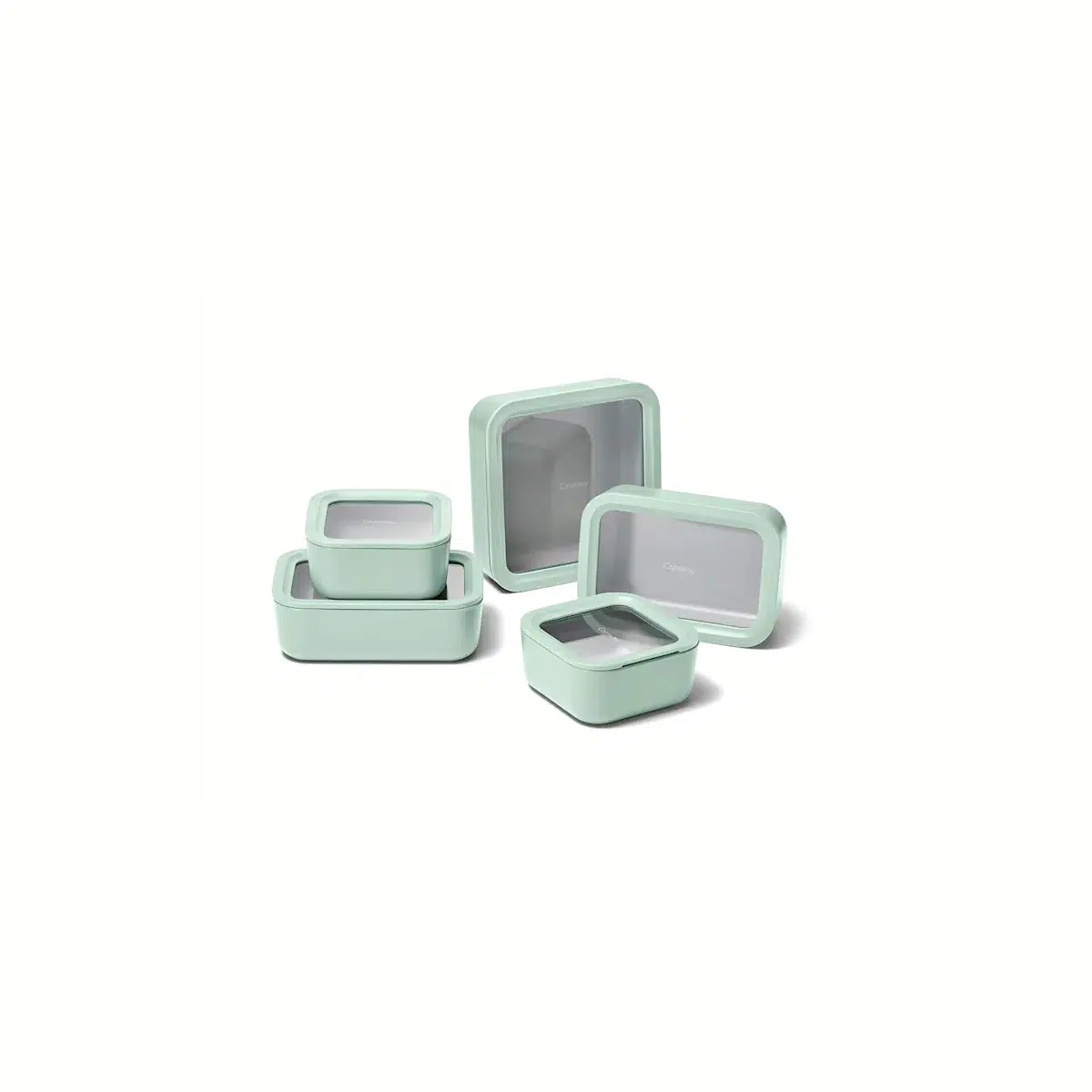 caraway-on-the-go-essentials-13pc-glass-food-storage-containers-with-lids-organi image 5