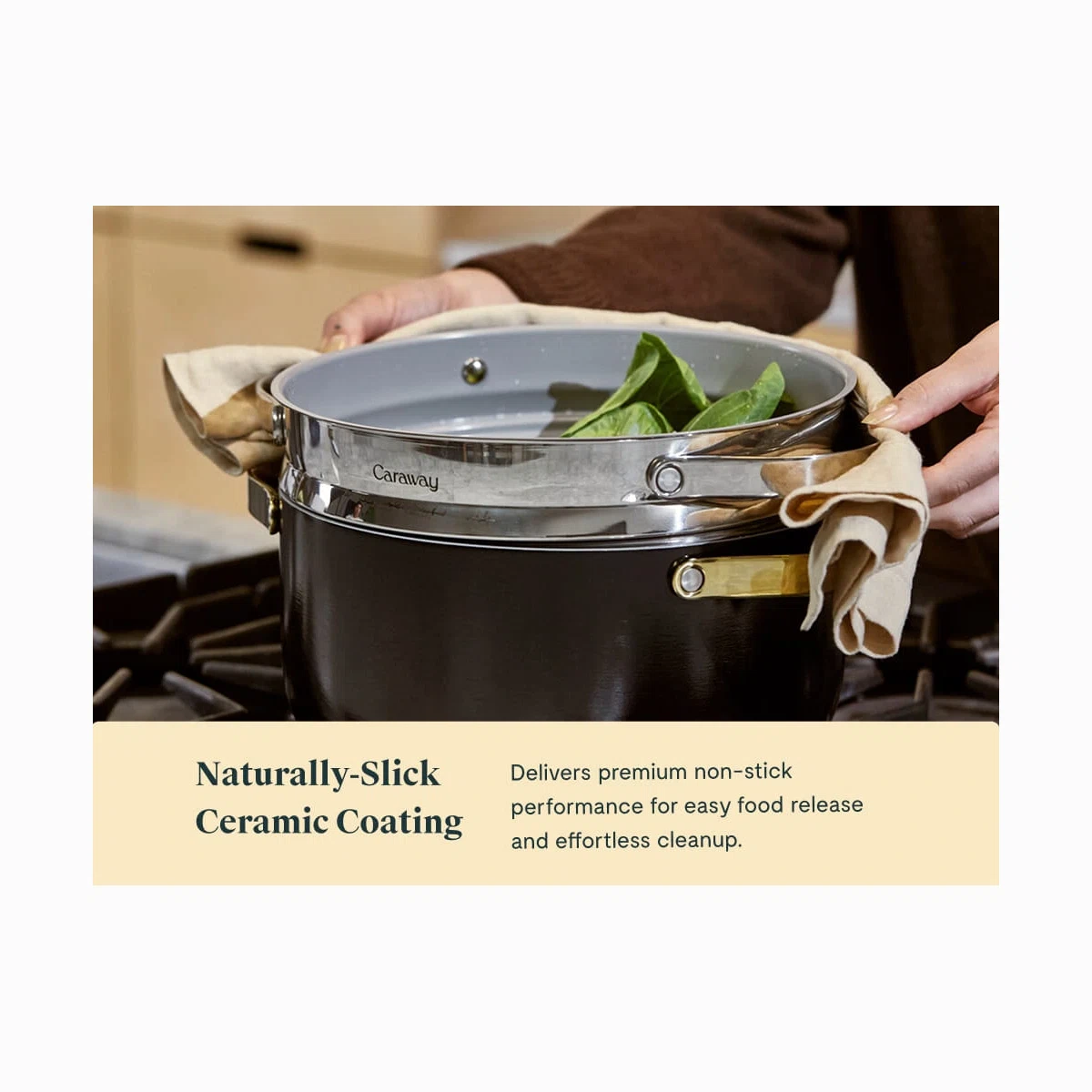 caraway-large-food-steamer-non-toxic-ceramic-coating-stainless-steel-modular-for image 5