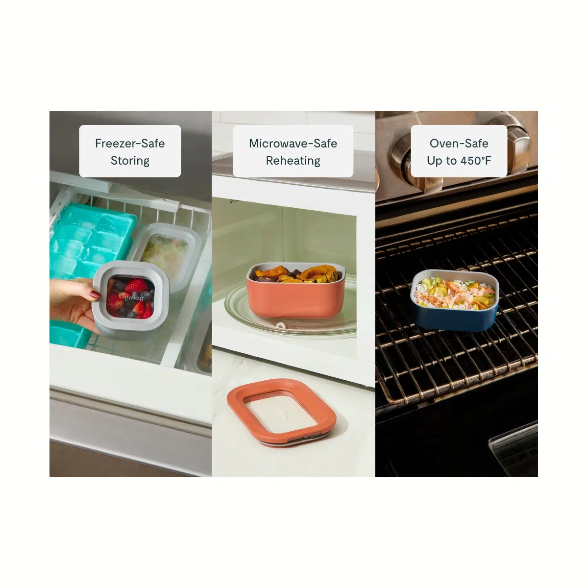 caraway-mini-square-glass-food-storage-container-1-75-cup-non-toxic-ceramic-coat image 5