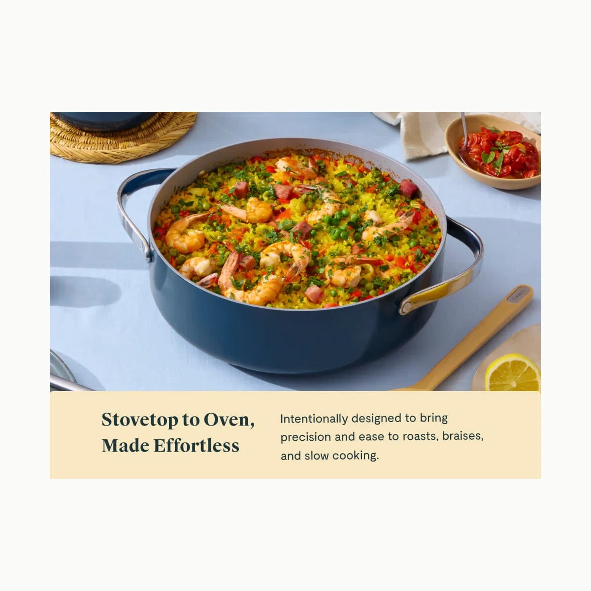 caraway-6qt-rondeau-pan-non-toxic-ceramic-non-stick-all-stovetops-oven-safe-to-5 image 5