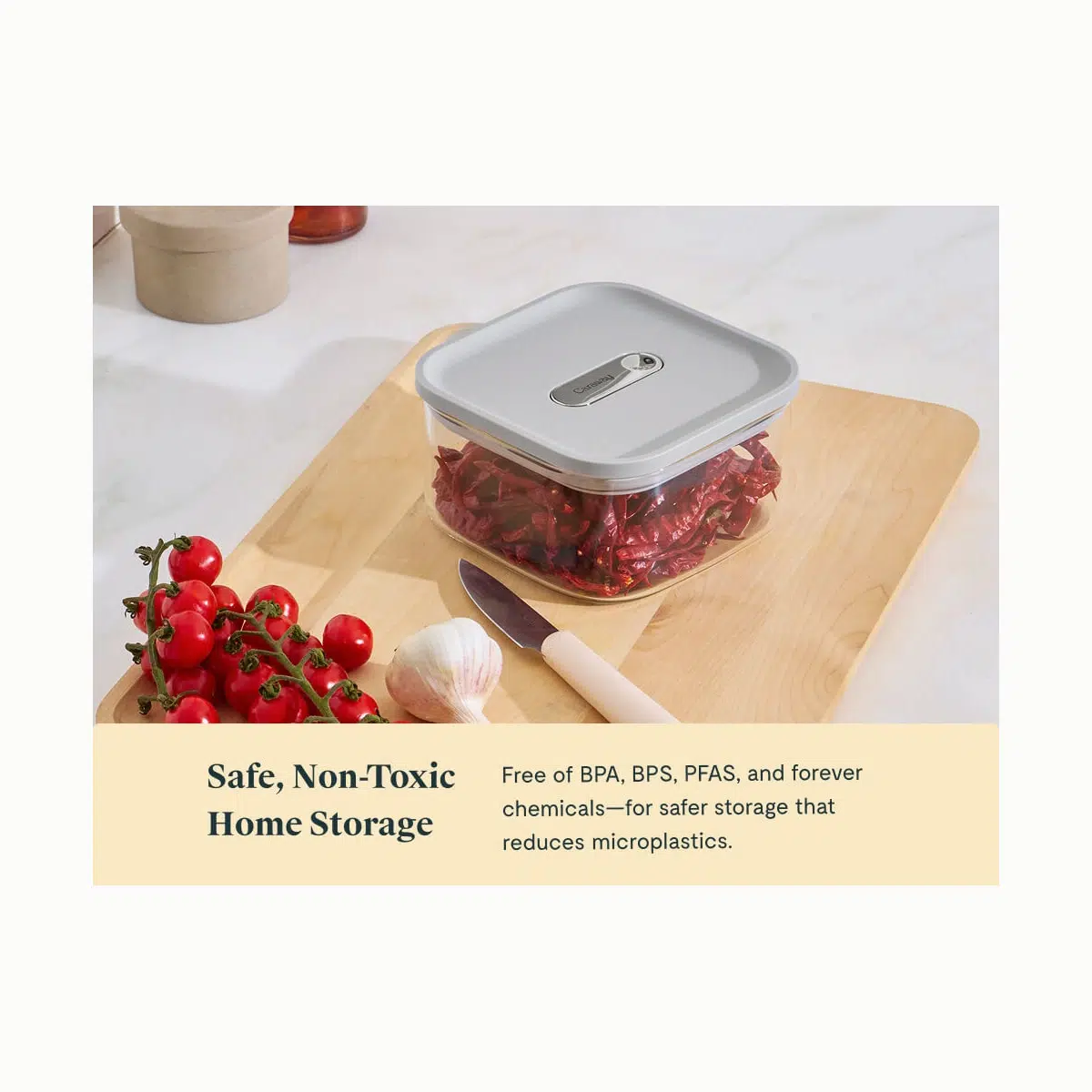 caraway-1-qt-small-glass-airtight-container-bpa-free-true-airtight-seal-dry-food image 5