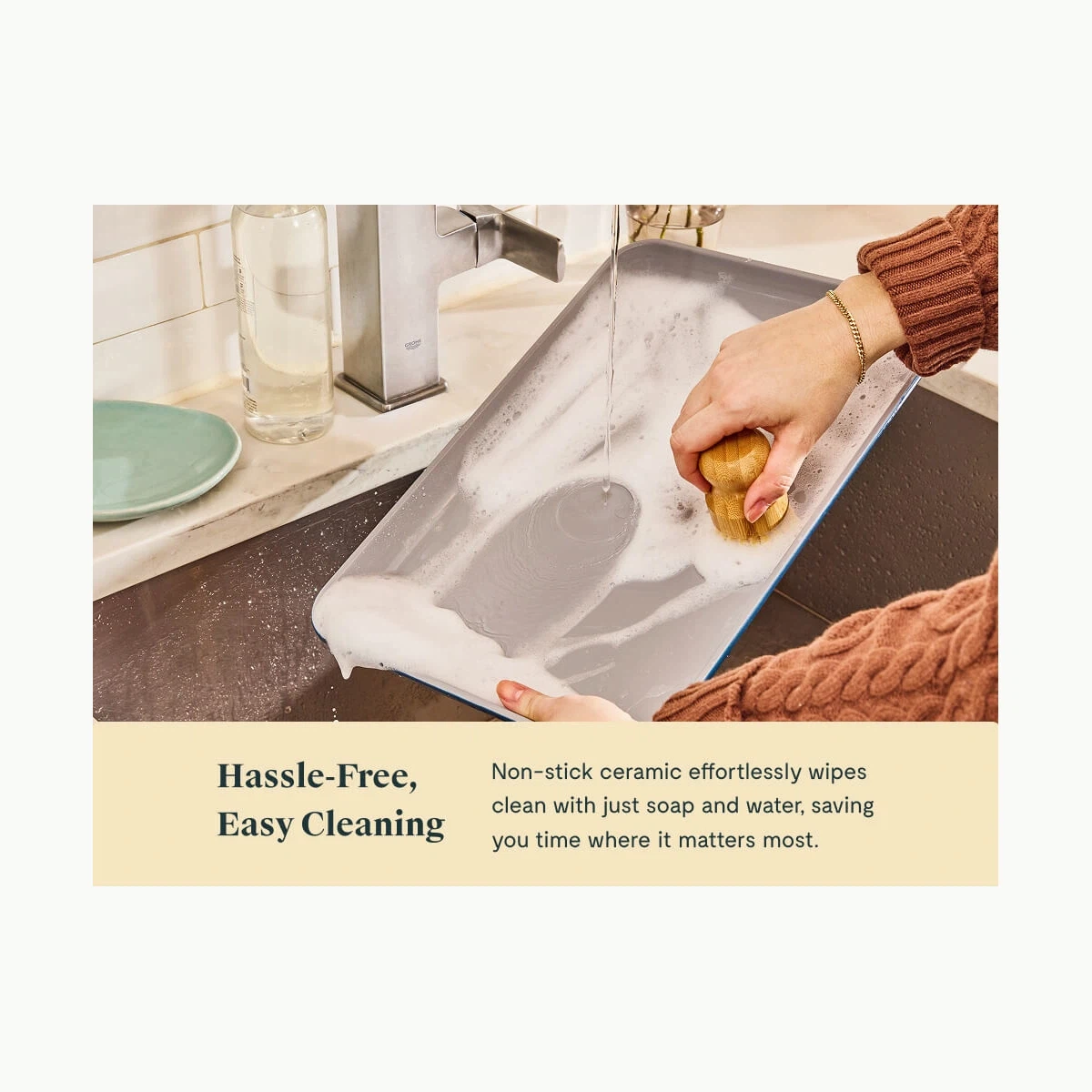 caraway-medium-baking-sheet-non-toxic-ceramic-non-stick-jelly-roll-pan-oven-safe image 6