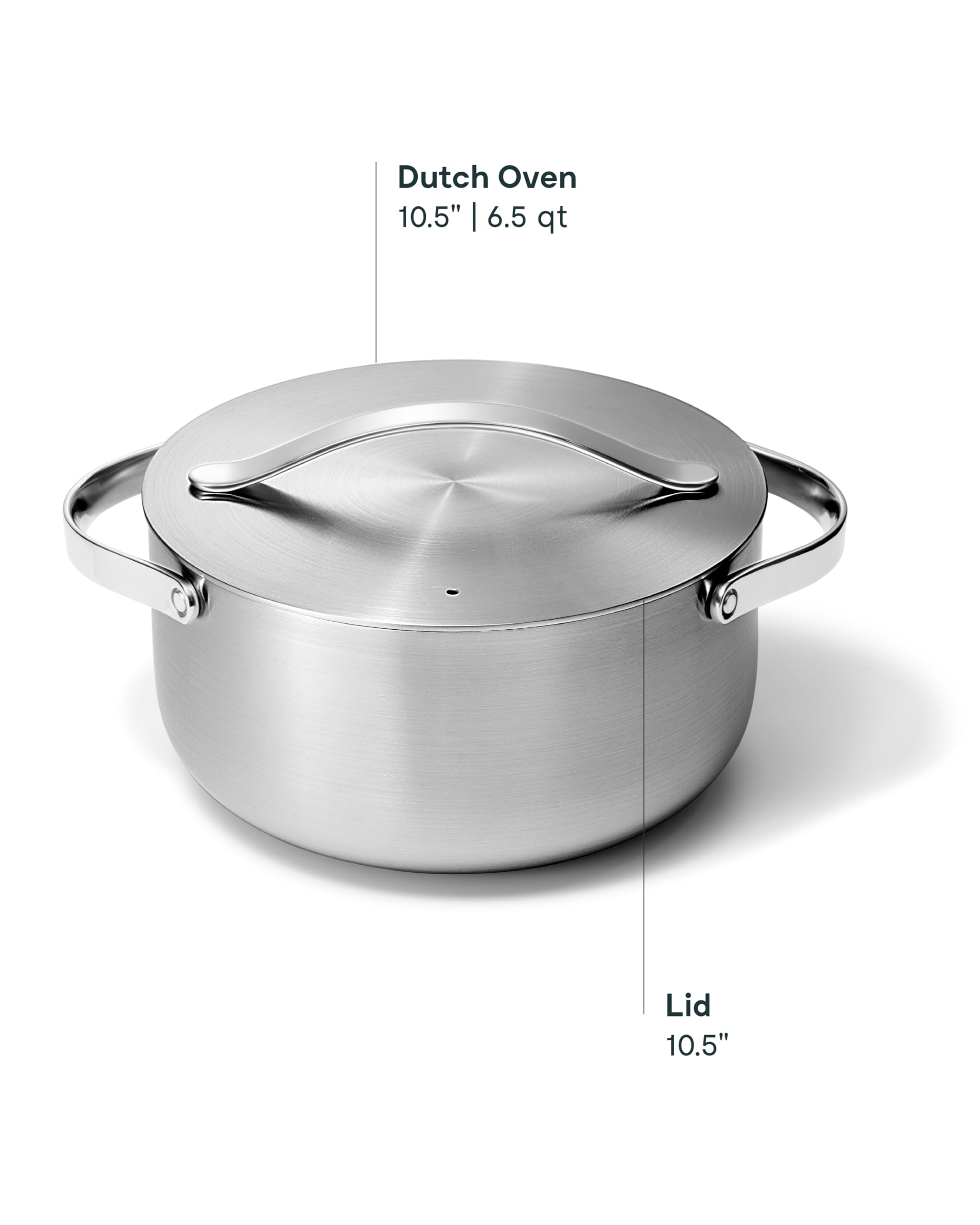 Caraway 6.5 qt Stainless Steel Dutch Oven