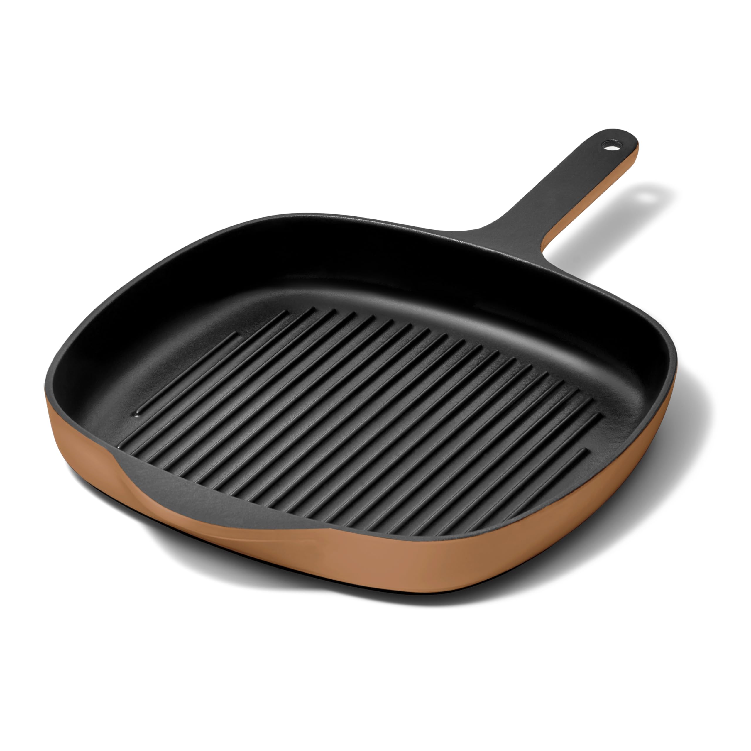Caraway 10.5" Square Enameled Cast Iron Grill Pan