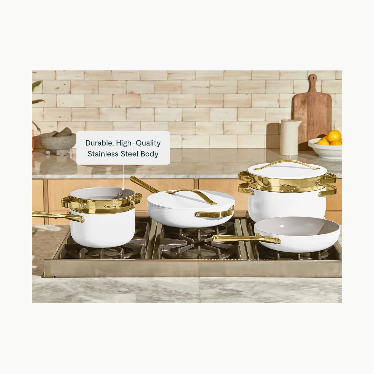 caraway-small-steamer-basket-non-toxic-ceramic-coating-stainless-steel-modular-d image 8