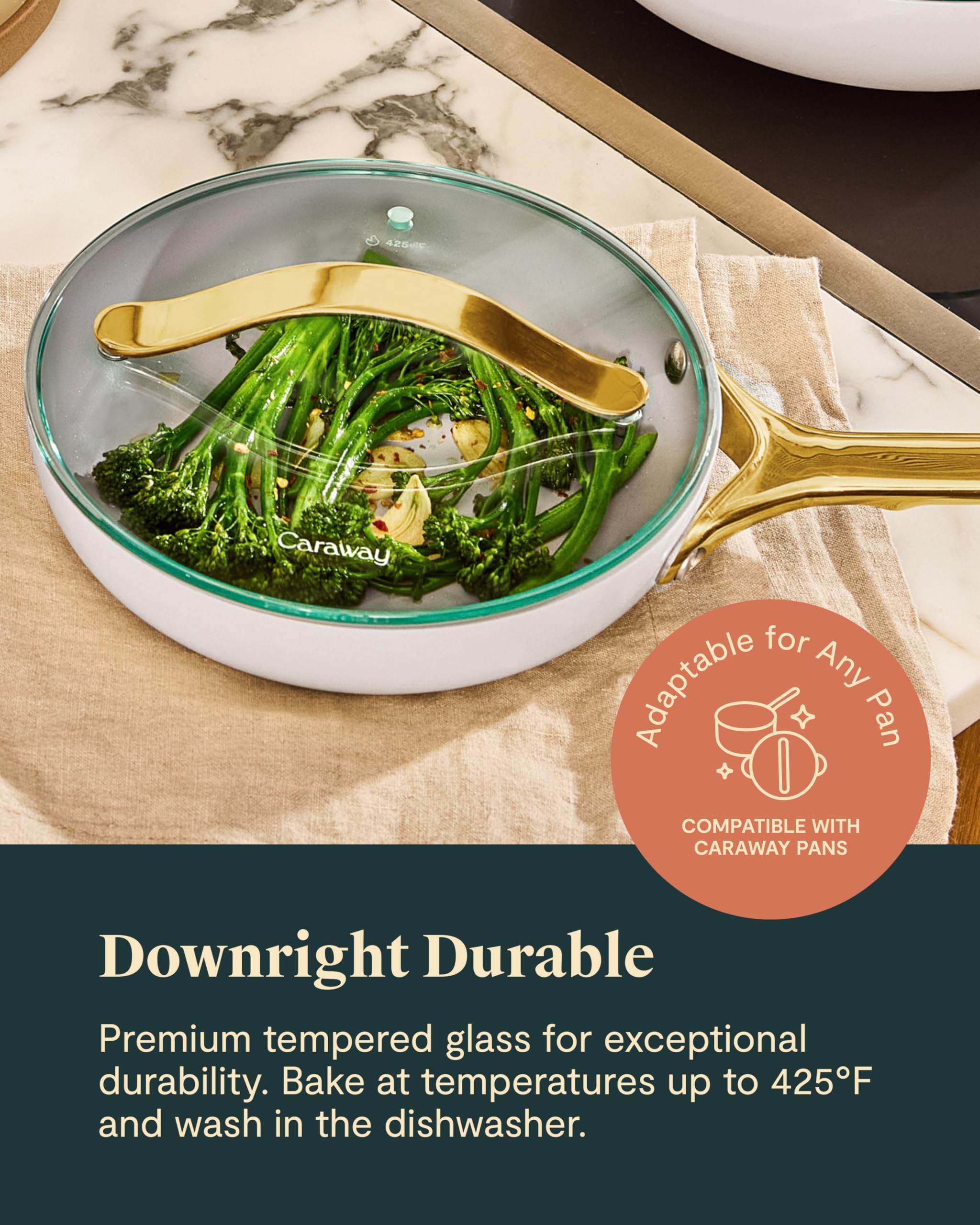 Caraway 7-Inch Tempered Glass Lid