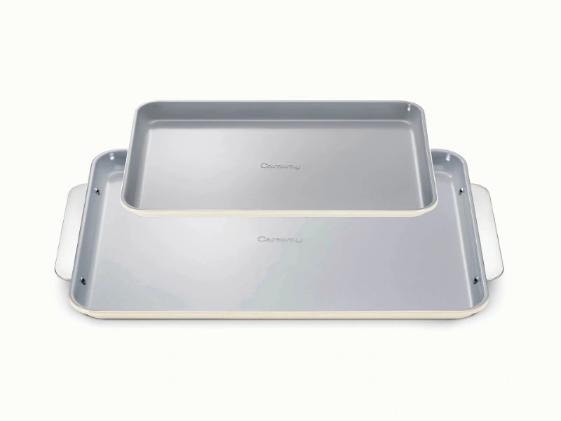 Caraway Baking Sheet Duo — Large & Medium Non-Tick Ceramic Baking Sheets