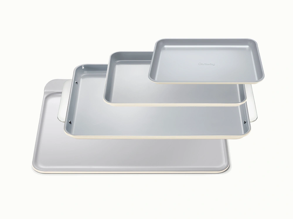 Caraway Complete Baking Sheet Bundle — 4-Piece Non-Stick Ceramic Baking Sheets Set