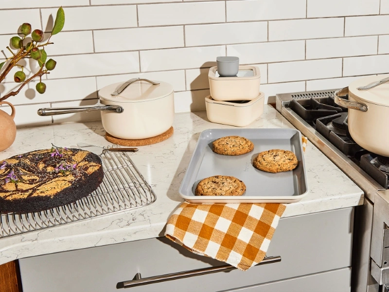 Caraway 23-Piece Cook & Bake Set — Non-Toxic Ceramic Cookware and Bakeware Bundle