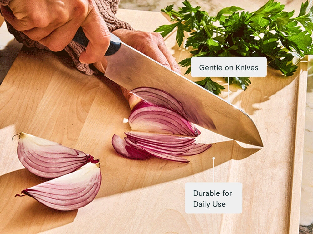 Caraway Cutting Board Set (3-Piece) — FSC-Certified Birch Wood with Juice Grooves