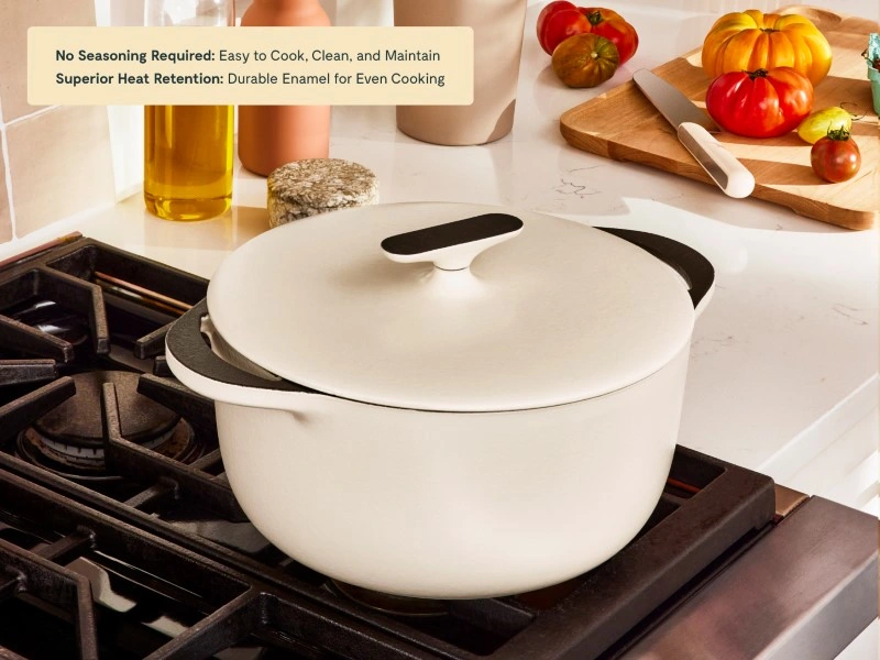 Caraway 6.5 qt Enameled Cast Iron Dutch Oven