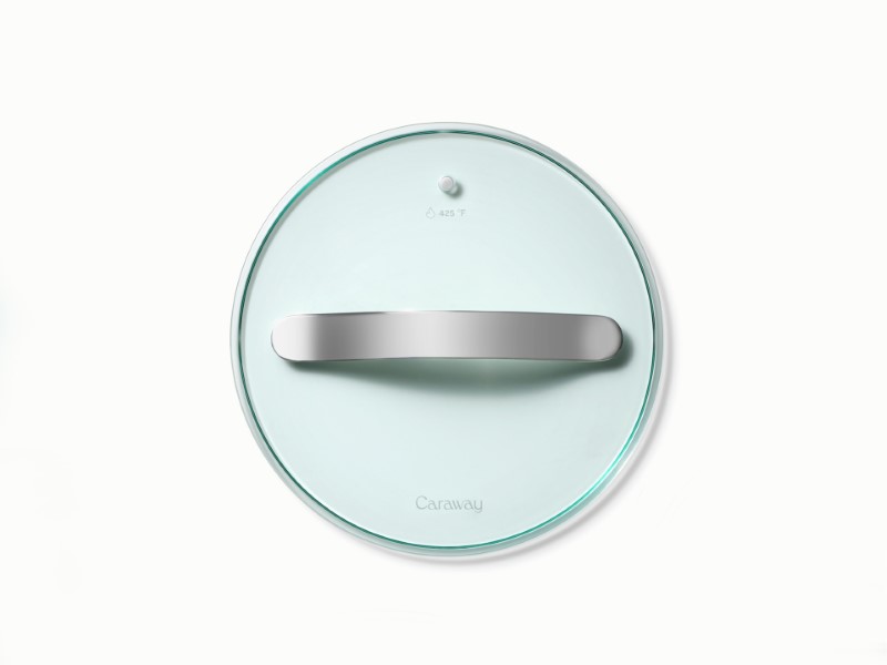 Caraway Iconics Glass Lid — Oven-Safe Tempered Glass with Gold Hardware