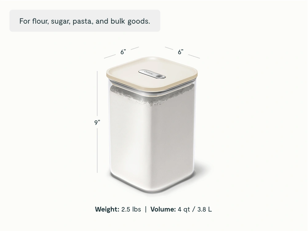 Caraway 4-Quart Large Glass Airtight Container