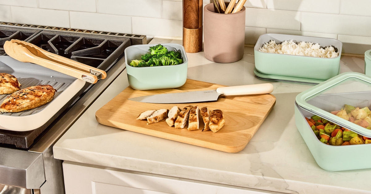 Caraway Cutting Board Set (3-Piece) — FSC-Certified Birch Wood with Juice Grooves