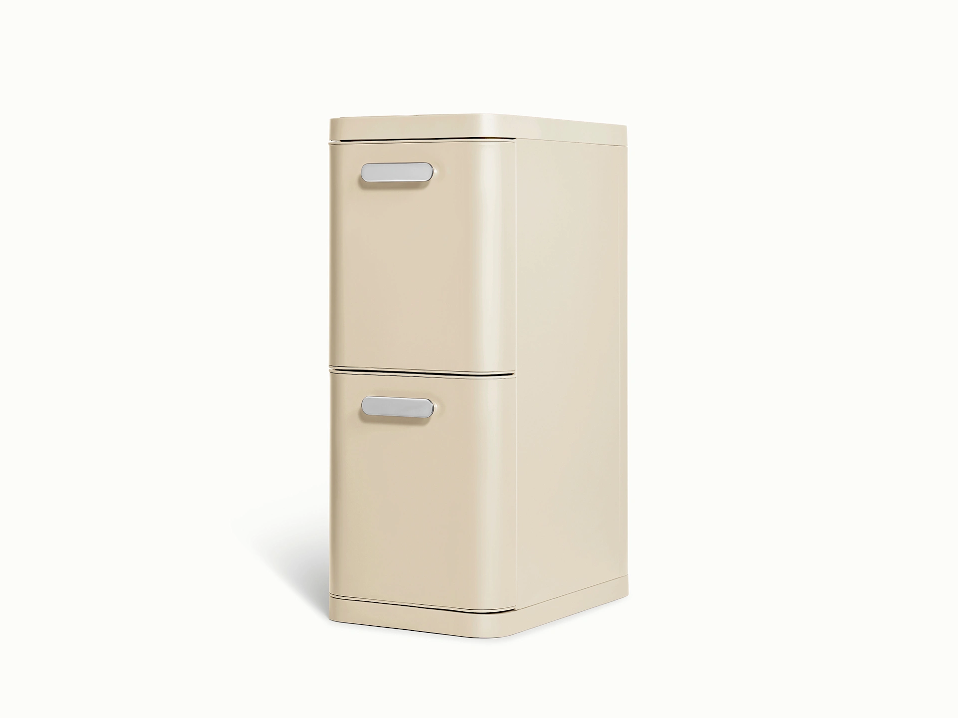 Caraway 45L 2-Drawer Recycling Bin — Dual Compartment, Fingerprint Resistant Finish