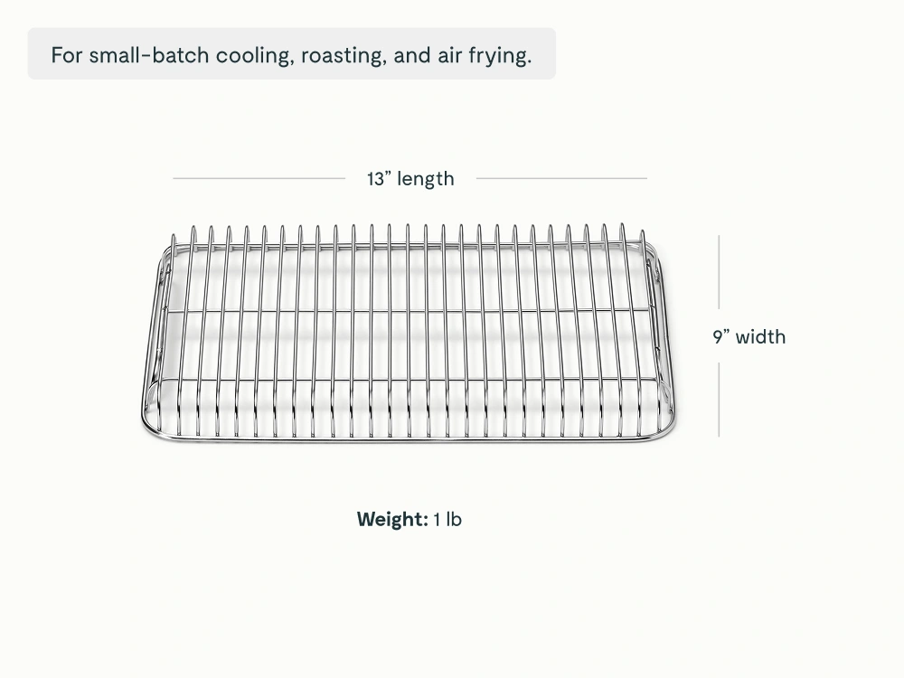 Caraway Small Cooling Rack — Stainless Steel, 360° Airflow