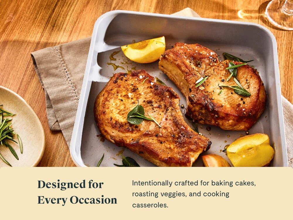 Caraway Square Baking Pan – Ceramic Coated – Non-Toxic
